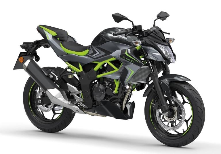 New 2026 Kawasaki Z125 ABS Motorcycle Grey Or Green SAVE £200 KRTS DISCOUNT