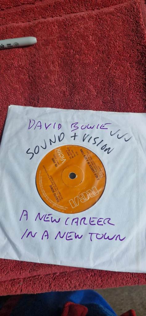 Record David Bowie 'Sound and Vision' 7-inch Vinyl Single