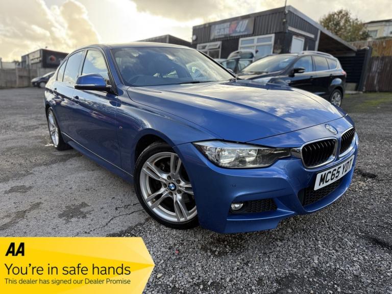 BMW 3 SERIES 3.0 330d M Sport Saloon Blue Auto Diesel 2015