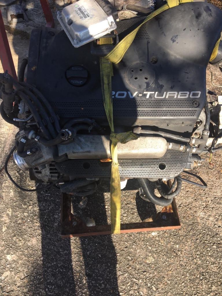 Volkswagen Golf turbo engine gearbox with ecu key 
