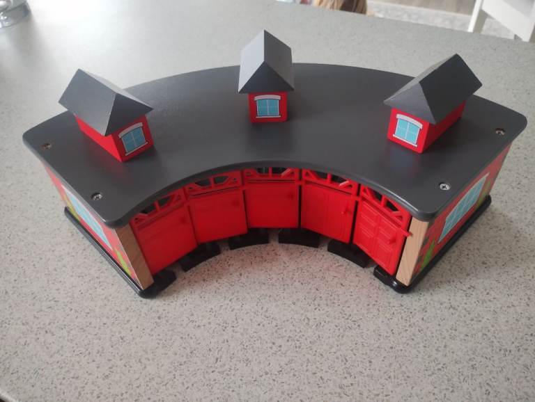 JOHN LEWIS - wooden train station 