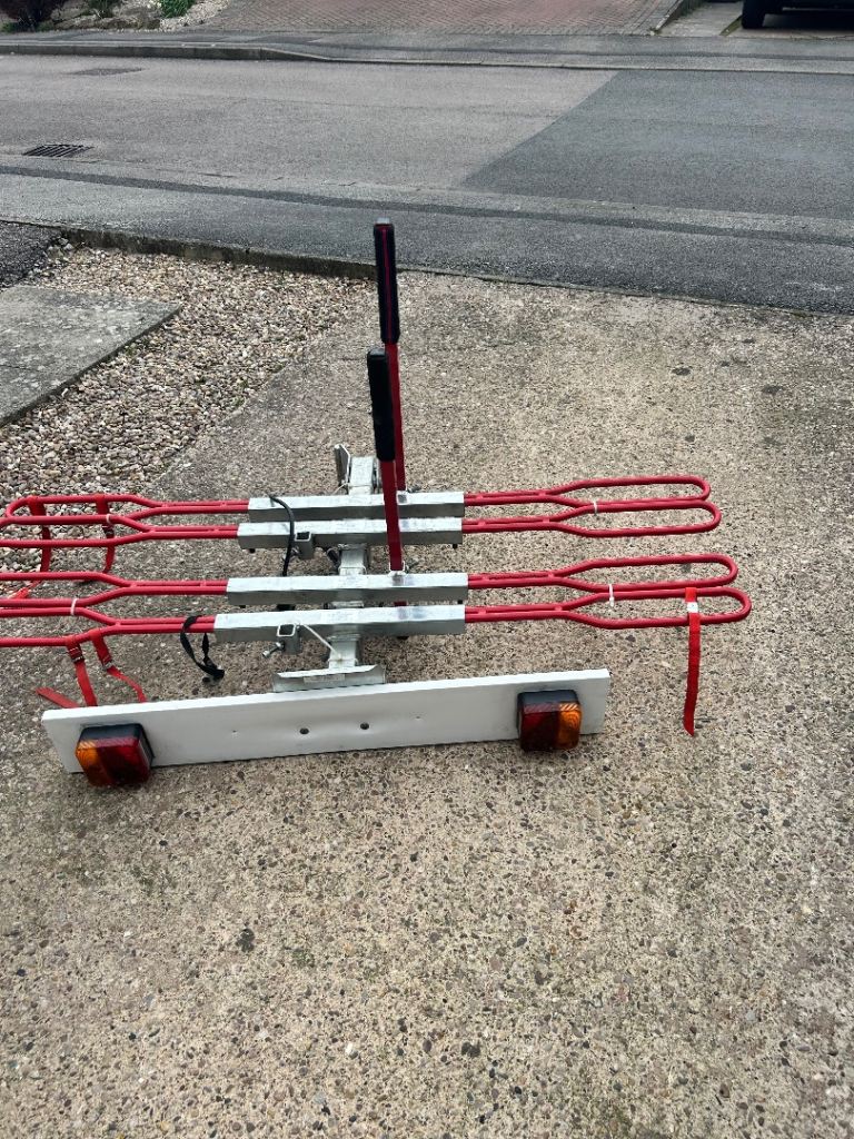 Tow bar bike stand 