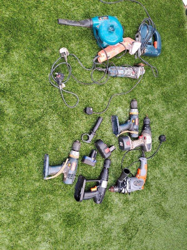 Job lot of power tools spares or repair cash only  