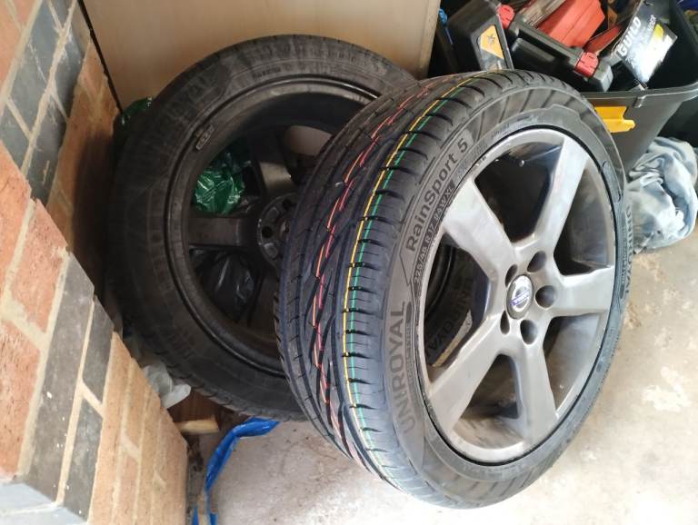 Volvo wheels plus new tyre 