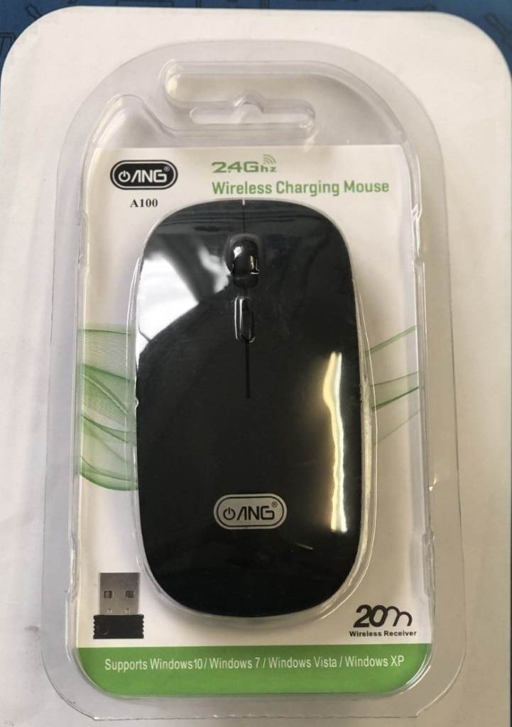 ANG Wireless Charging Mouse for PC & Laptop