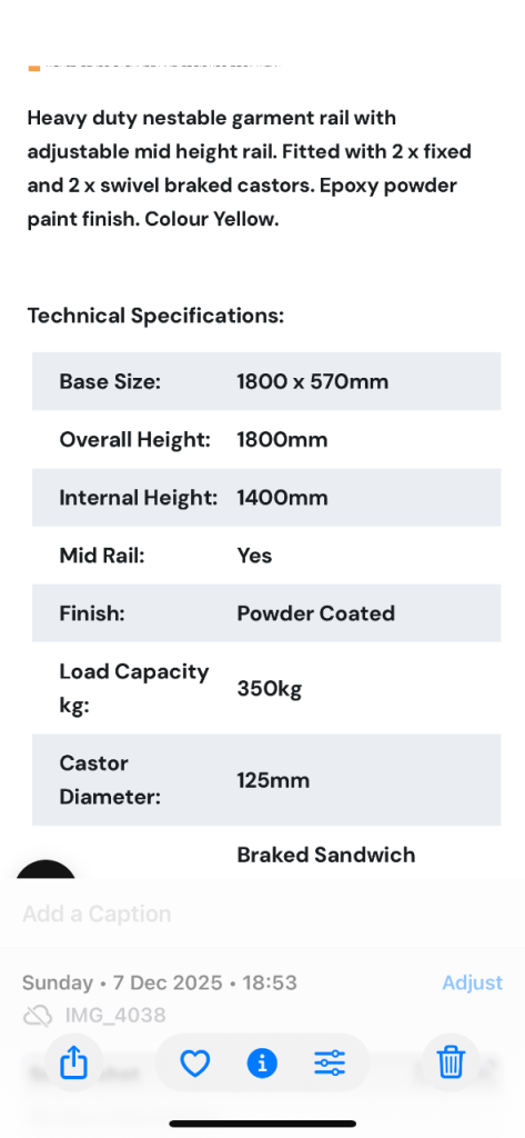 Dress holder wheeled professional 