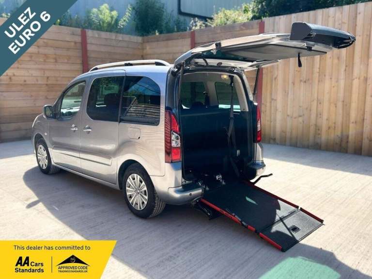 2017 Peugeot Horizon 5 Seat Auto Wheelchair Accessible Disabled Access Ramp Car MPV DIESEL Automatic