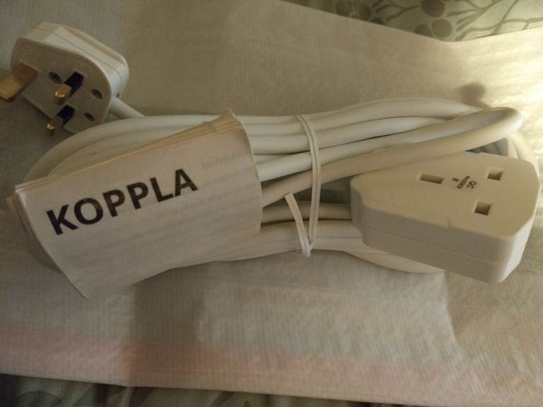 5 metre mains lead extension. Brand new