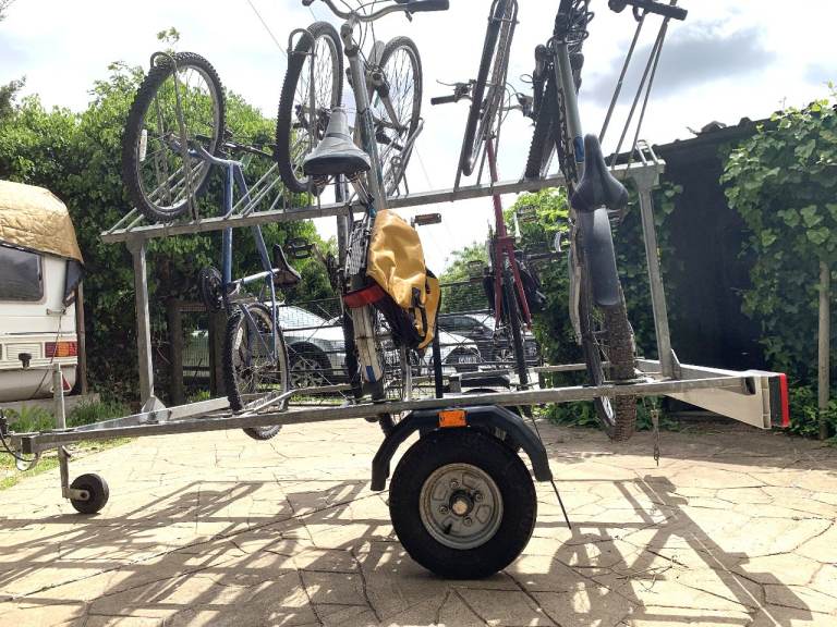 Transporter Trailer 8 bicycles or bikes and kayaks Burtech