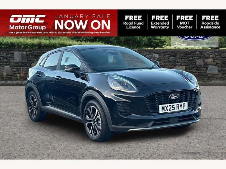 2025 Ford Puma 1.0 EcoBoost Hybrid mHEV Titanium 5dr HATCHBACK Petrol/Electric Hybrid Manual