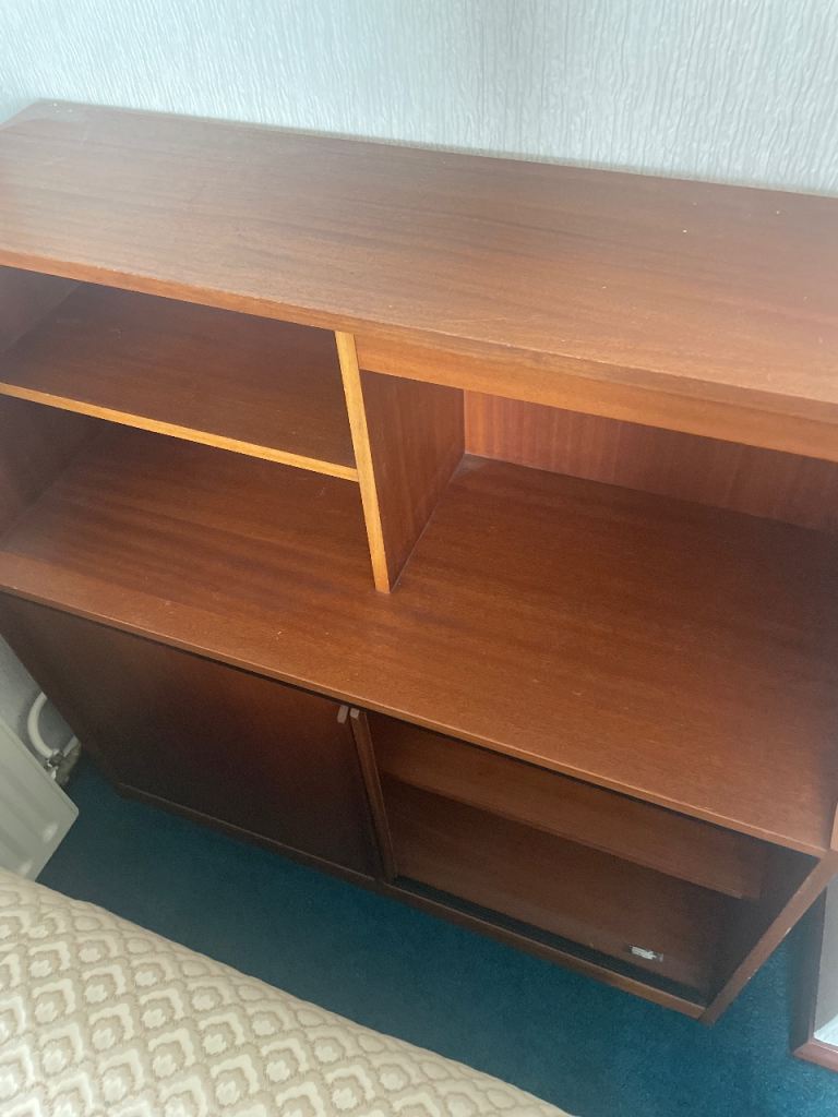Lovely Wooden Sideboard with Sliding Doors
