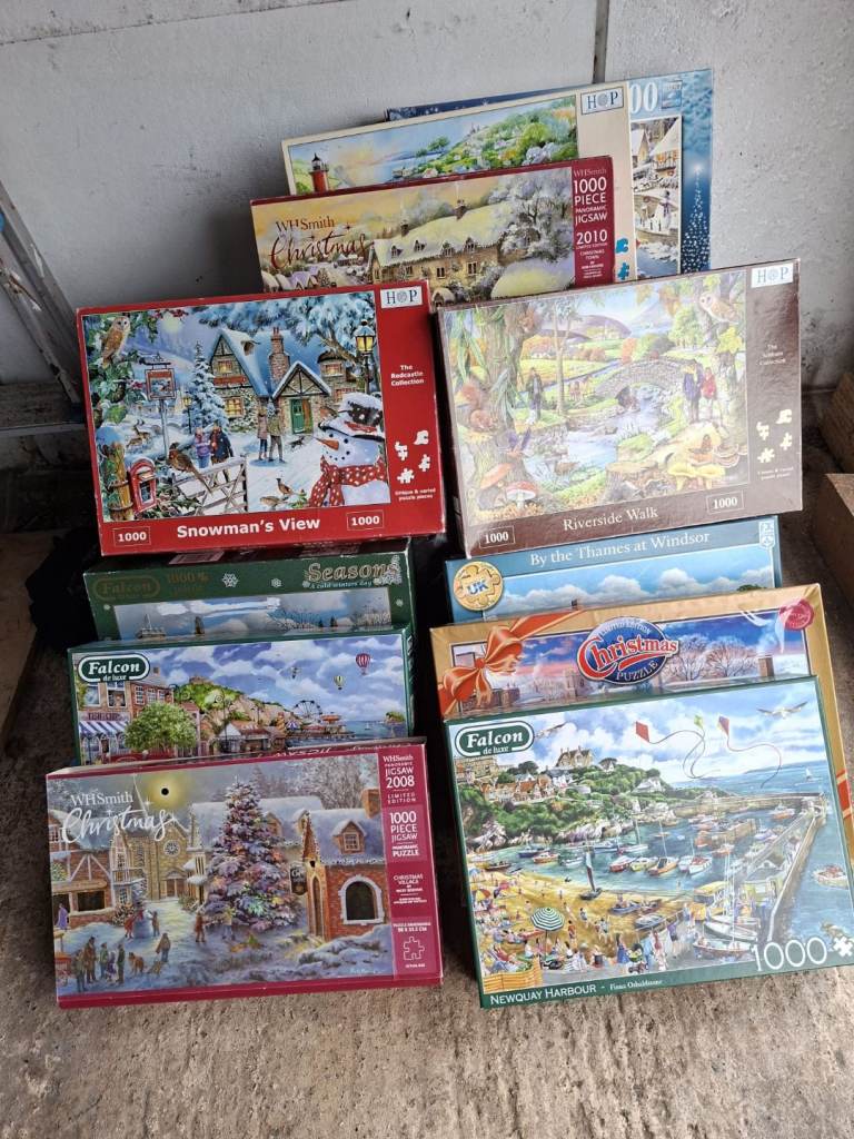 1000 piece jigsaw puzzles excellent condition