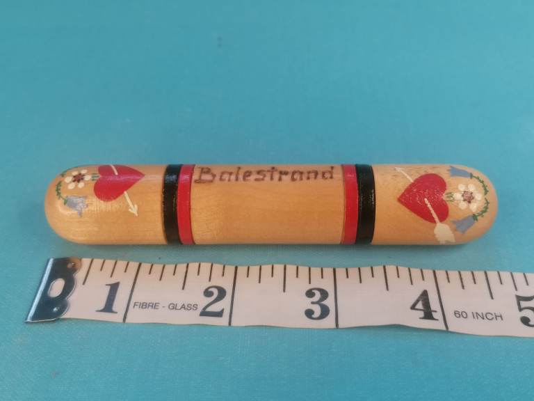 Vintage small  handcraft Bulgarian Perfume bottle holder,(balestrand).