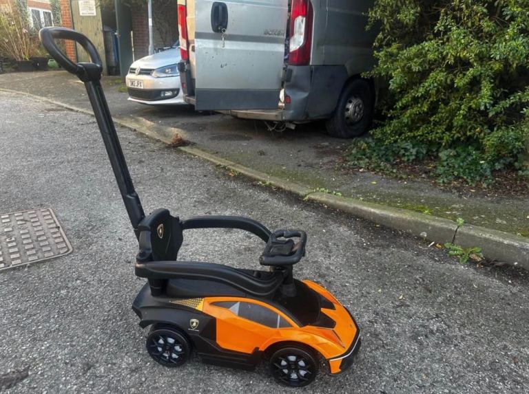 Lamborghini Kids Ride-On Push Along Car – Good Condition
