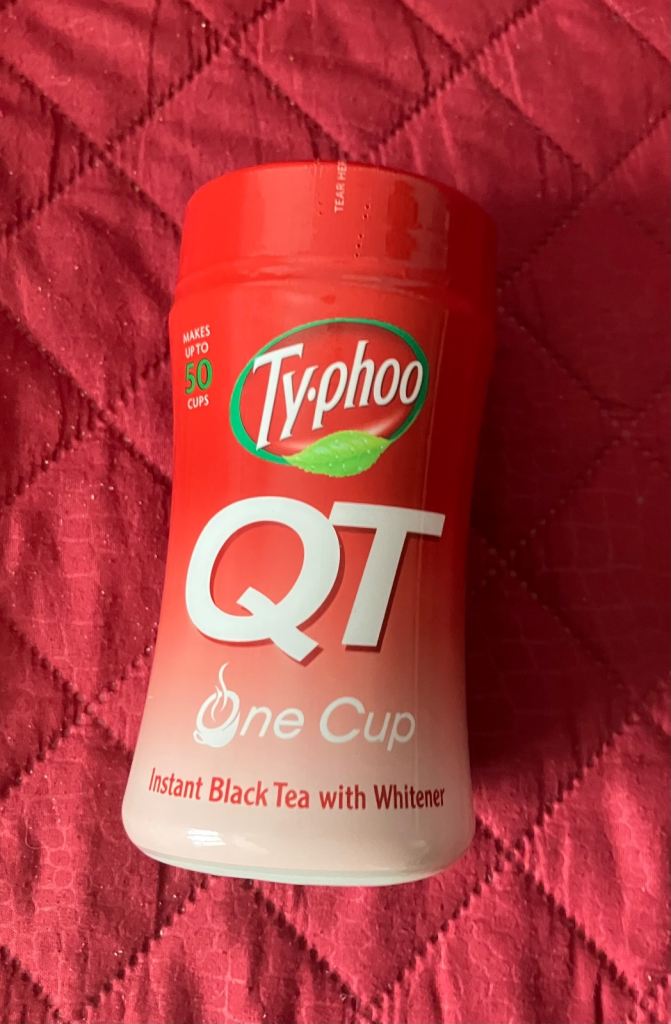Typhoo QT Instant Black Tea with Whitener - 125g New