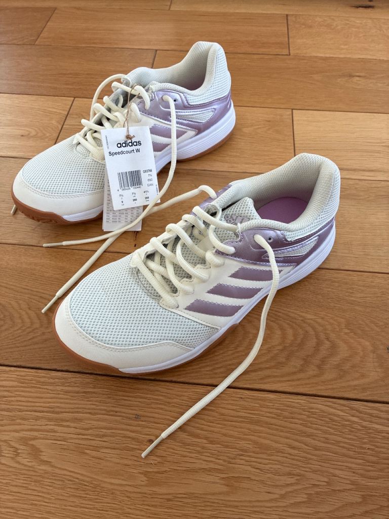 Ladies Adidas indoor court shoes - unused in box