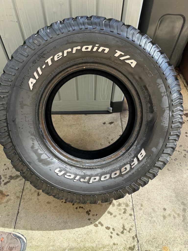X4 Used BF Goodrich 285/75/16 tires 