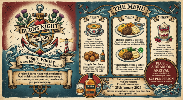 Burns night at the beach 