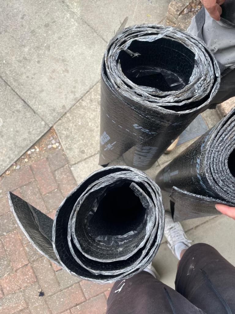 x3 off cuts torch on felt 8m total 