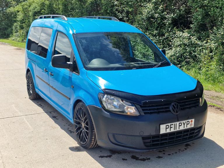 2011 VW Volkswagen Caddy MAXI C20 TDI LWB Camper Van  Drives Perfect  11m MOT