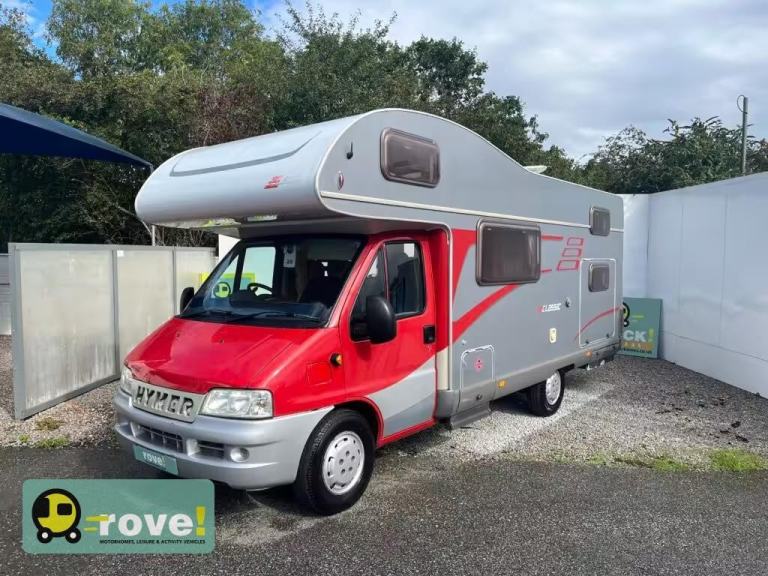 Hymer C684 7 berth 6 belt end washroom motorhome