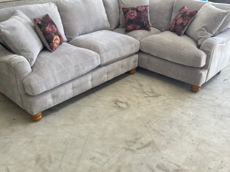 Brand new Millie corner sofa in plush grey! 