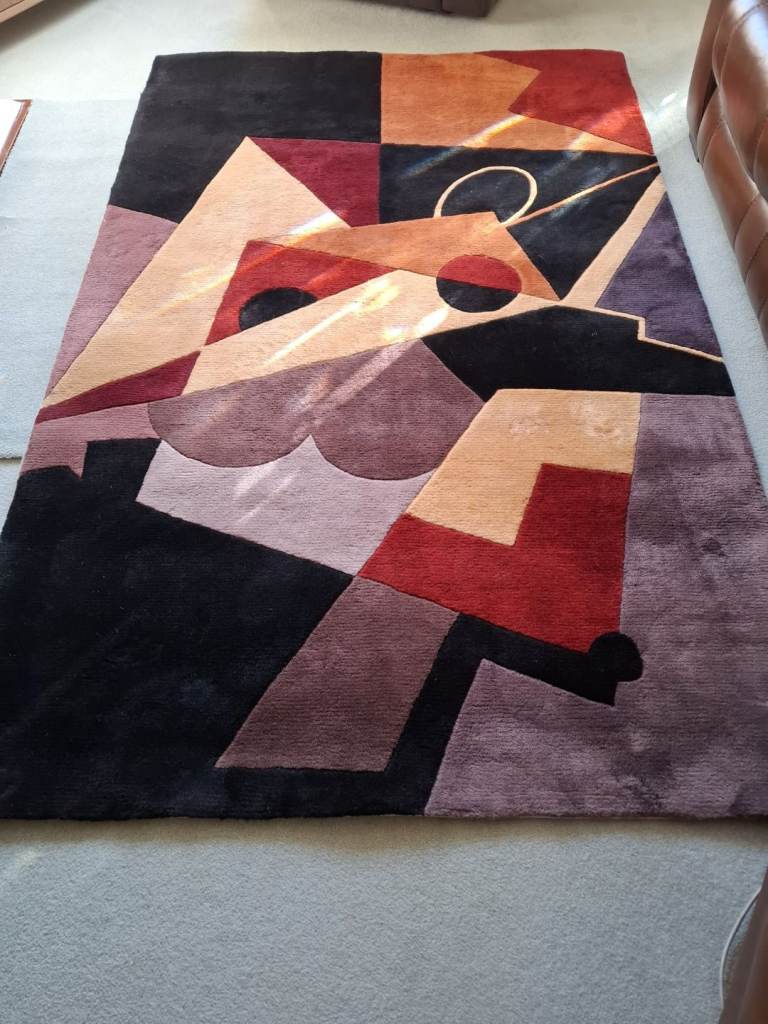 Kelaty 100% wool hand tufted rug