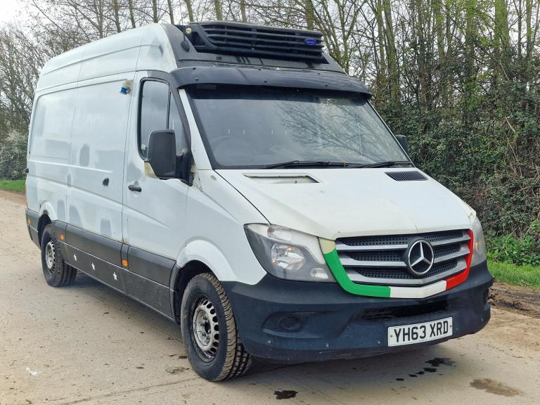 2013 Mercedes Sprinter 316 CDI LWB 3 Seat Fridge Van  Drives Perfect  336k