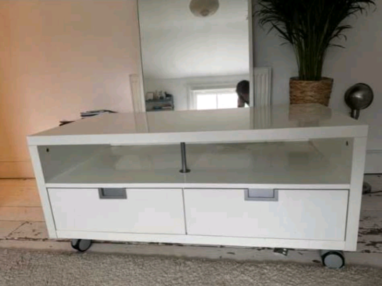 Ikea white TV stand/cabinet 