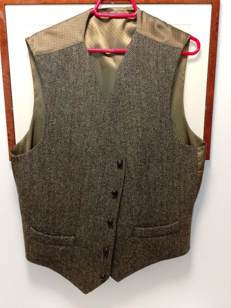 Harris Tweed Waistcoat.