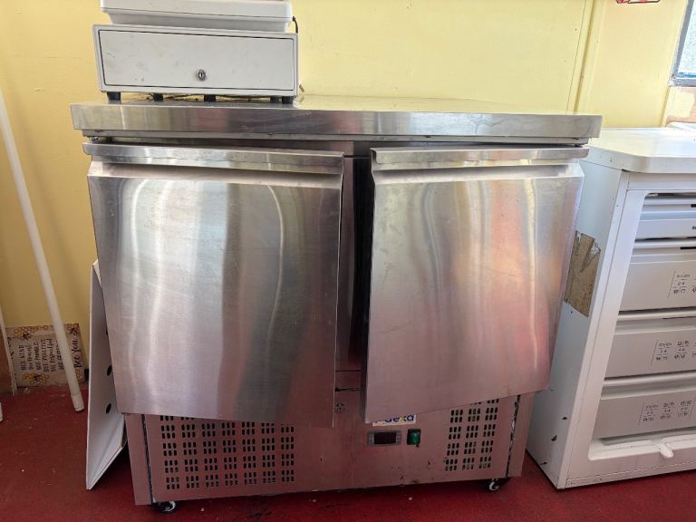 Commercial double compartment fridge