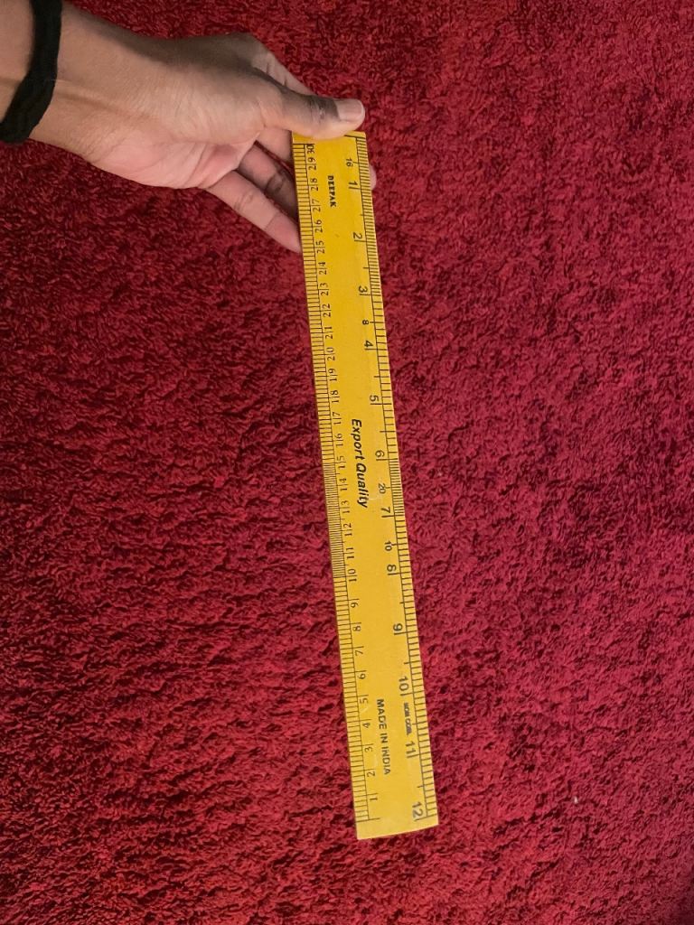 Wooden Ruler 30 cm (12”) – Made in India