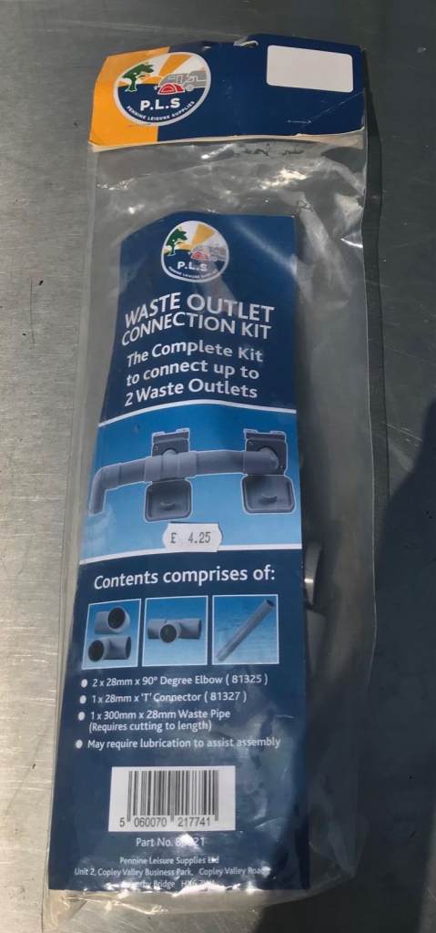 Caravan/Mobilehome Waste outlet connection kit.