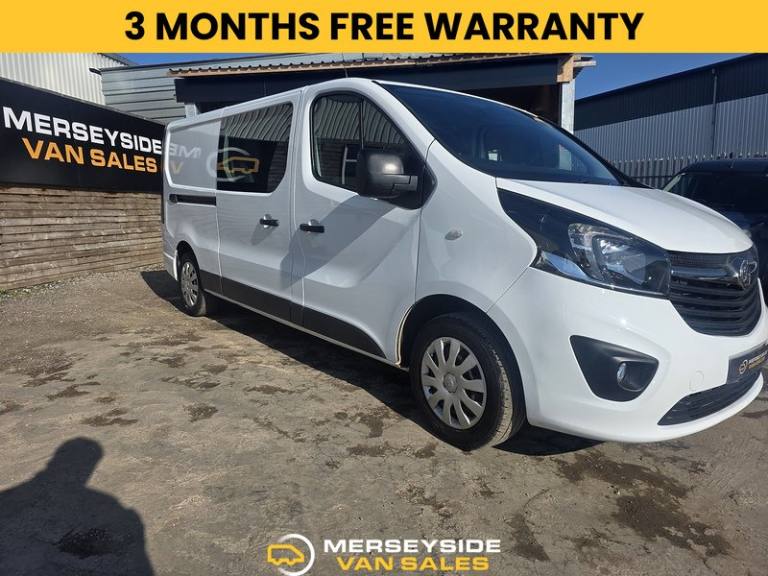 2018 Vauxhall Vivaro 2900 1.6CDTI BiTurbo 125PS Sportive H1 D/Cab PANEL VAN DIESEL Manual