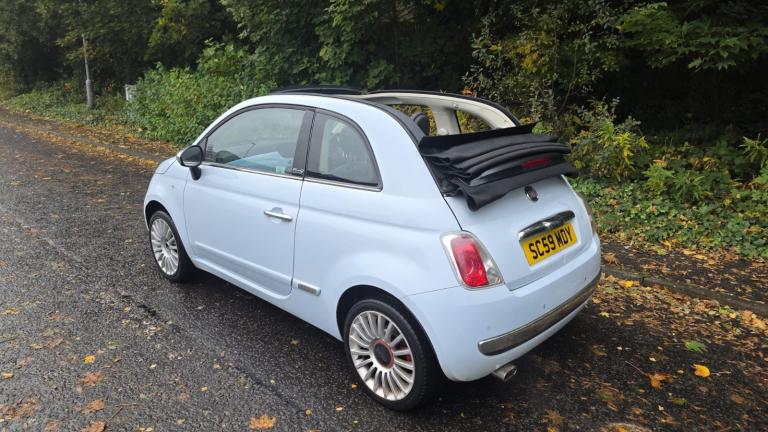 Fiat, 500, Convertible, 2009, Manual, 1368 (cc), 3 doors