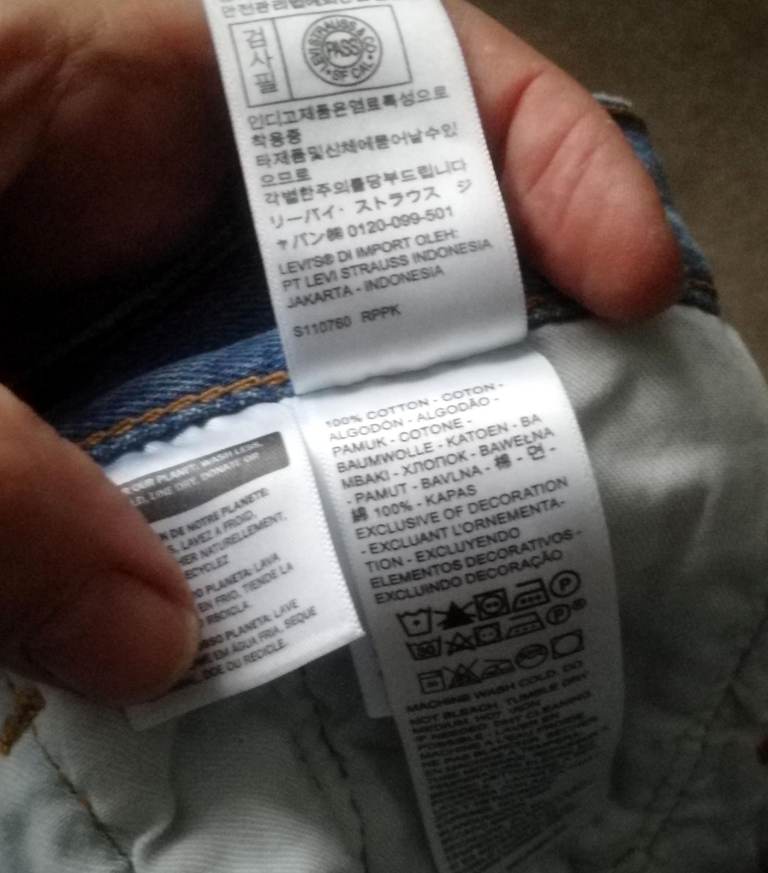 New Men's Levi's Levi Blue 501 Jeans Straight Leg W30" L28" - 2 Available