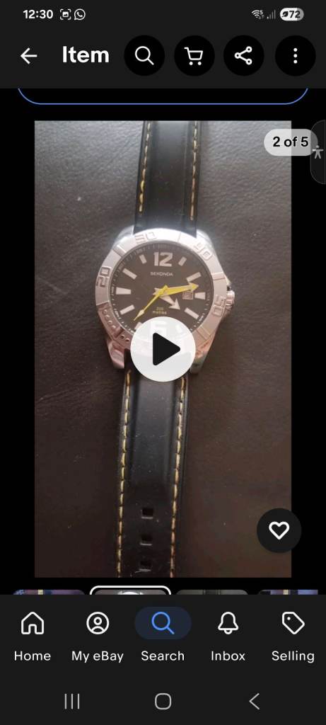 Seconda mens watch. £20.00