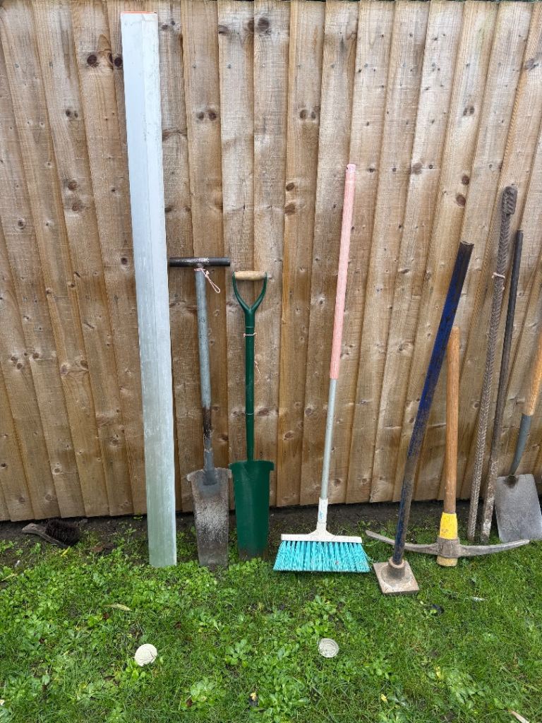 Brushes shovels grafters hoes picks tools etc