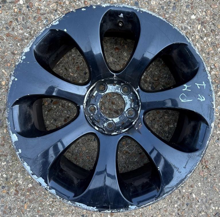 BMW 6 SERIES 1x 19'' GENUINE STYLE 121 GLOSS BLACK FRONT USED ALLOY WHEEL S162BUF