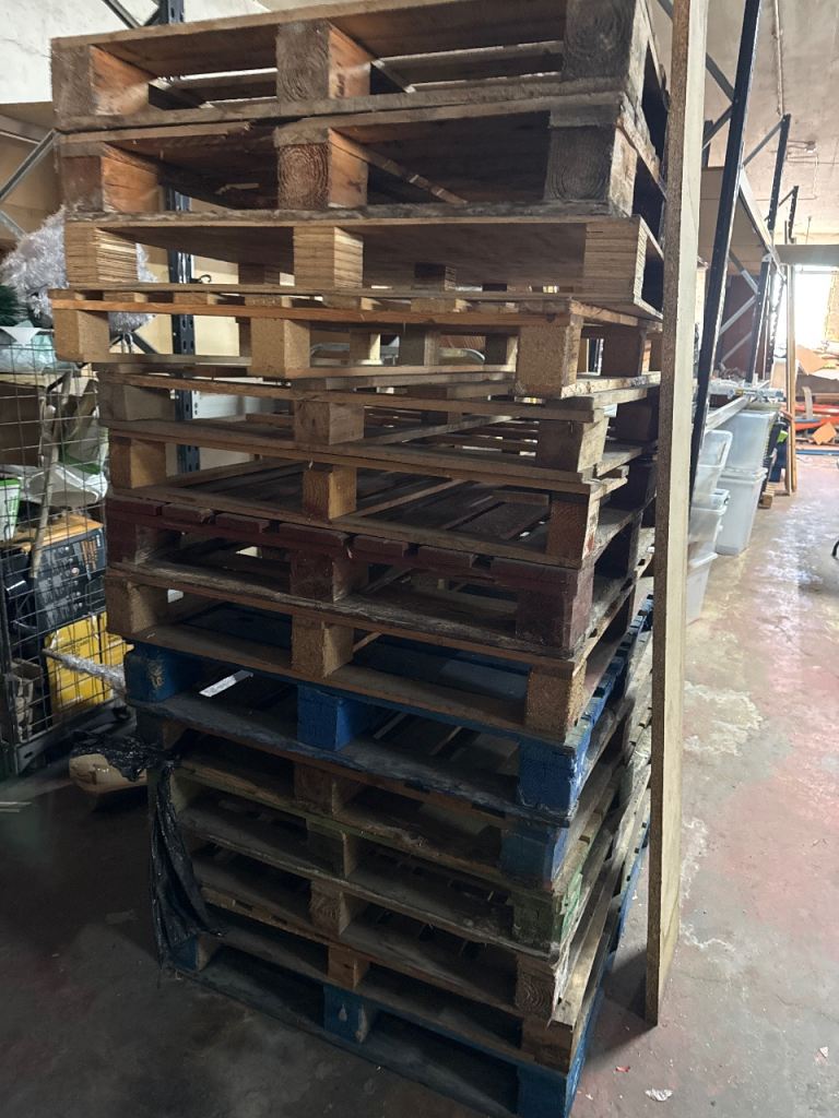 40 + Free wooden pallets - collection only 