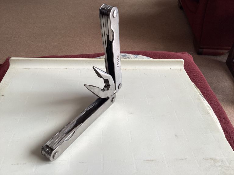 Leatherman type tool made by city in case