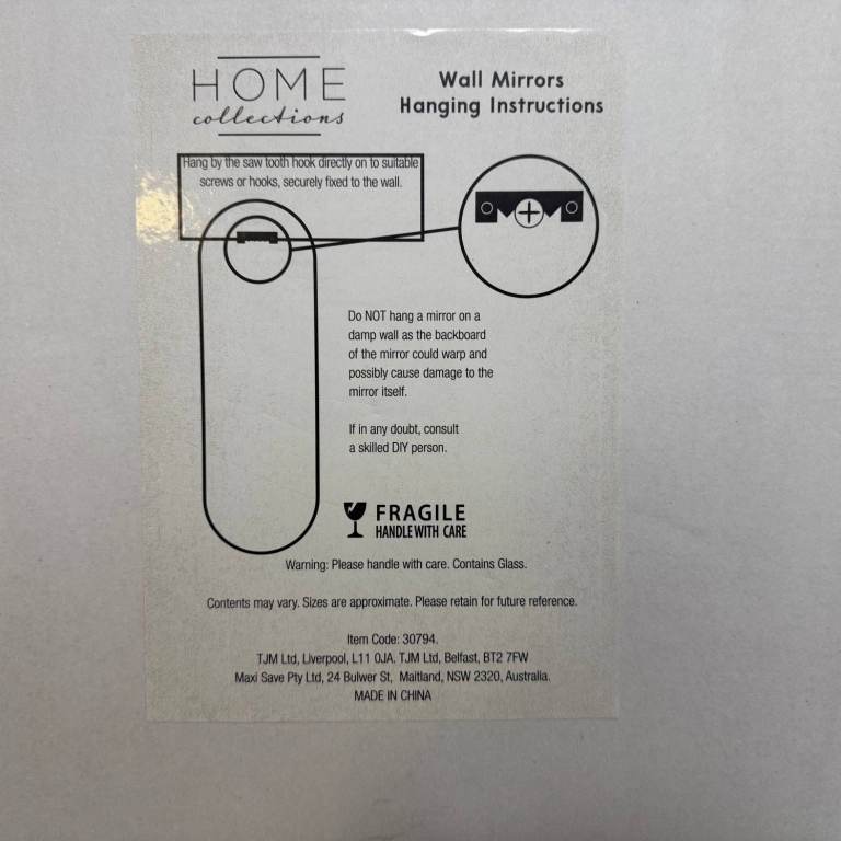 Black Arched Wall Mirror – Home Collections