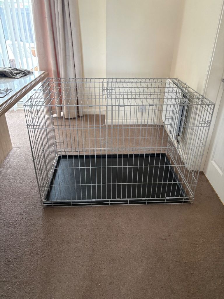 Large dog crate. 