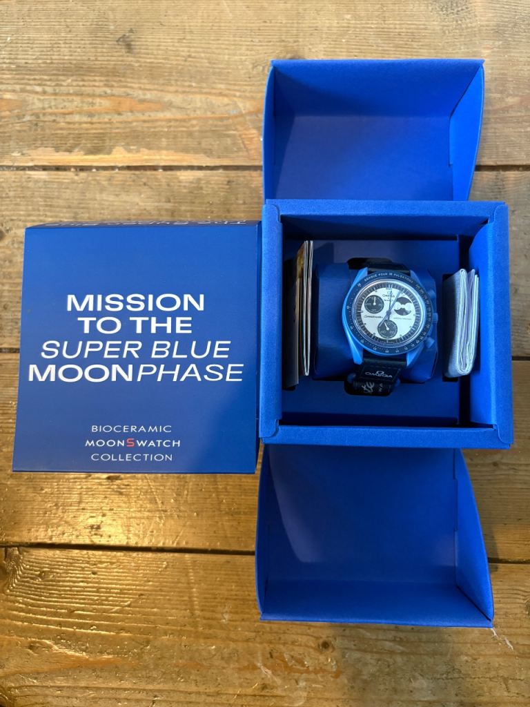 Omega X Swatch Mission To The Super Blue Moonphase