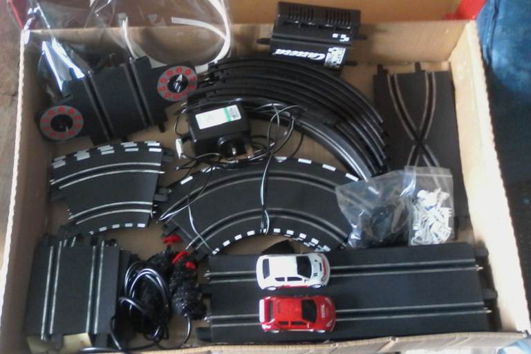 Carrera Slot Car Racing Track Set with Cars – Good Condition