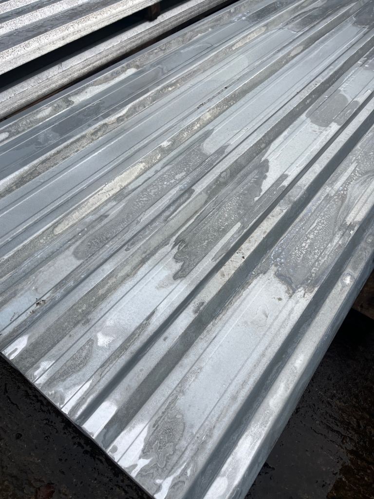 Galvanised roof sheets 