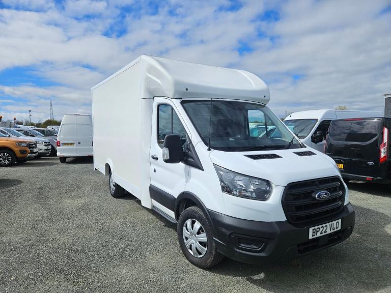 2022 ON 22 PLATE FORD TRANSIT 350 LEADER ECOBLUE LOW LOADER LUTON VAN ULEZ FREE 