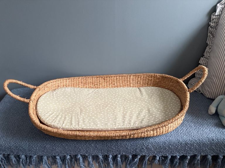 Olli Ella Nyla Baby Changing Basket - Natural