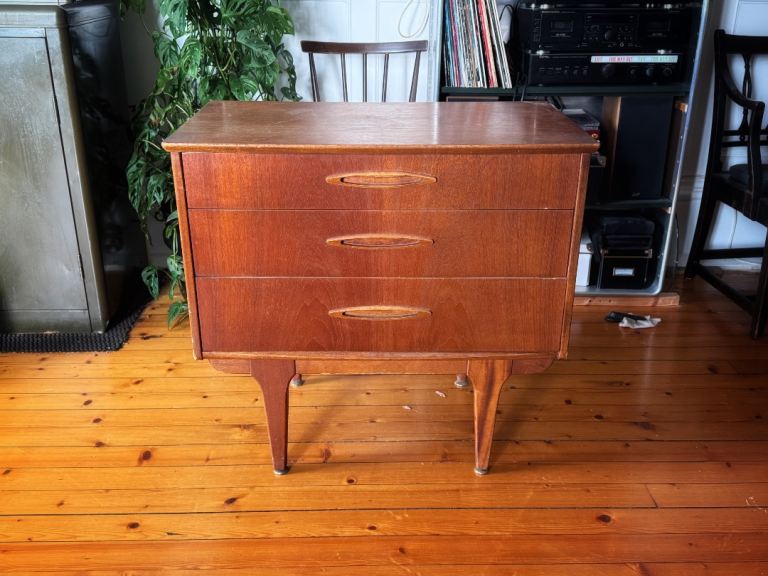 G plan style drawers writing desk 