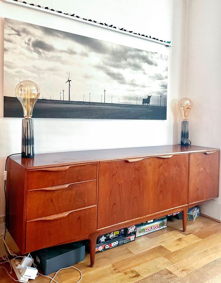 'Dunvegan' sideboard  A.H. McIntosh made of warm teak